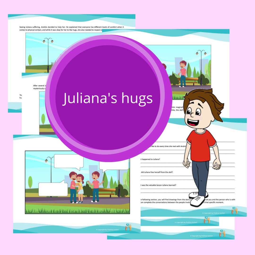 Juliana's hugs. (Activity To Practice Reading Comprehension And ...