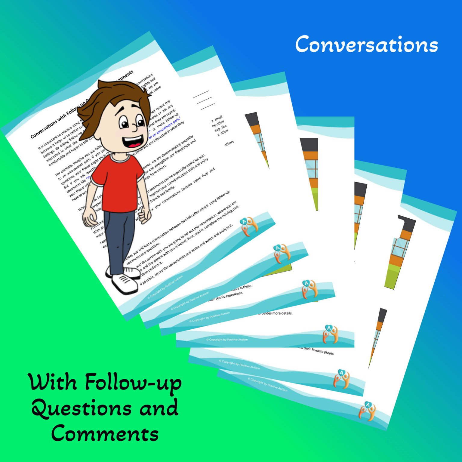 Conversations with Follow-up Questions and Comments. (Worksheets To ...