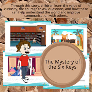 the-mystery-of-the-six-keys-activity-to-practice-reading-comprehension-and-conversation-skills-for-autistic-children