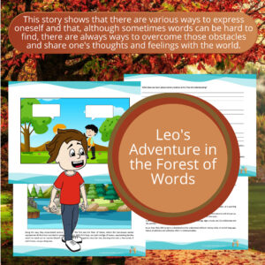 leos-adventure-in-the-forest-of-words-activity-to-practice-reading-comprehension-and-life-skills-for-autistic-children-and-young-people