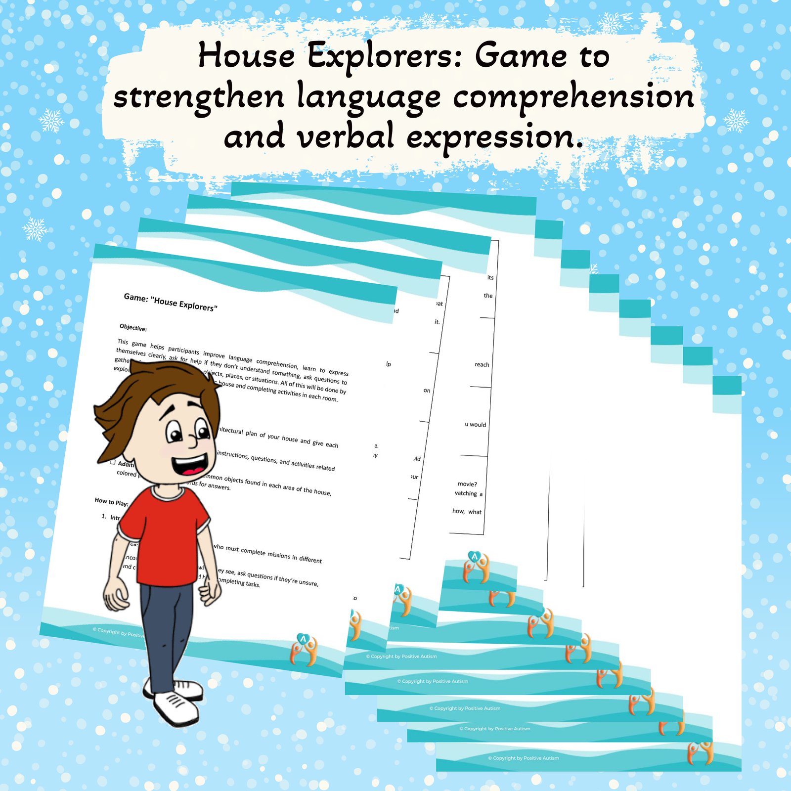 Juego: "Exploradores de casas". (Actividad para practicar habilidades de comunicación y lenguaje para niños autistas)