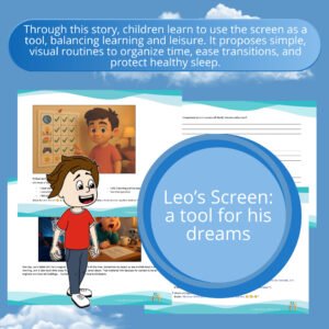 Leo’s Screen: a tool for his dreams (Activity To Practice Reading Comprehension And Life Skills For Autistic Children)