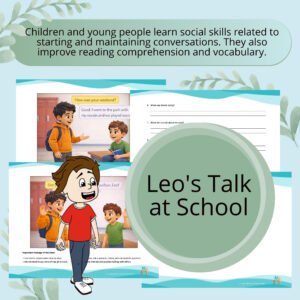 leos-conversation-at-school-activity-to-practice-reading-comprehension-and-conversation-skills-for-autistic-children